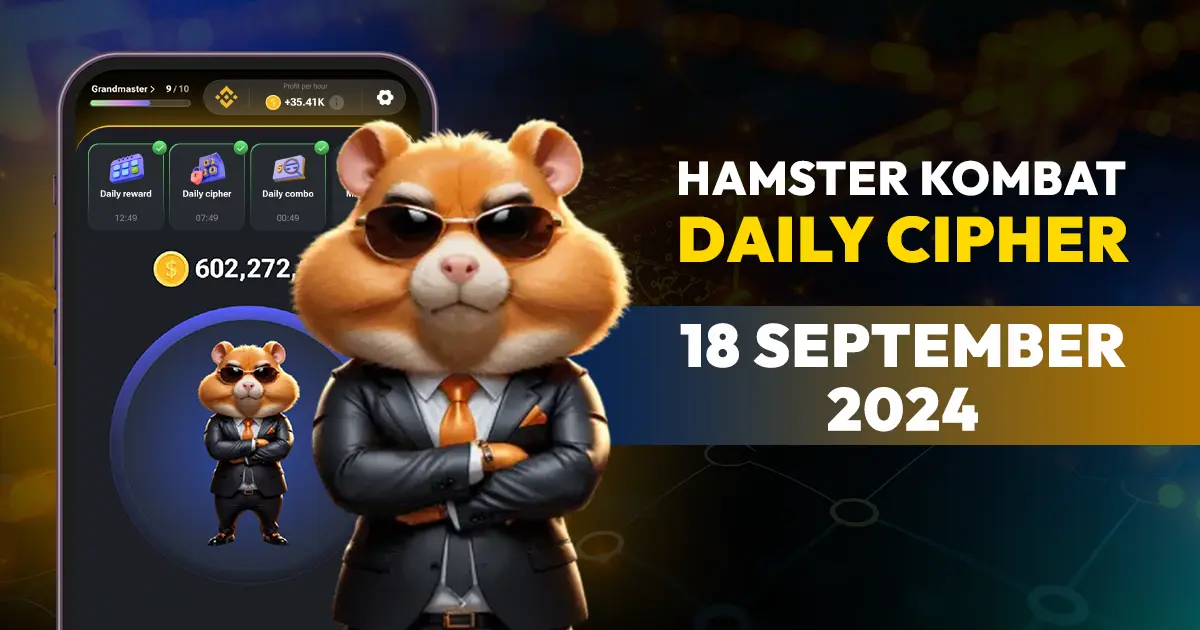 Hamster Kombat Daily Cipher Code September 18 2024